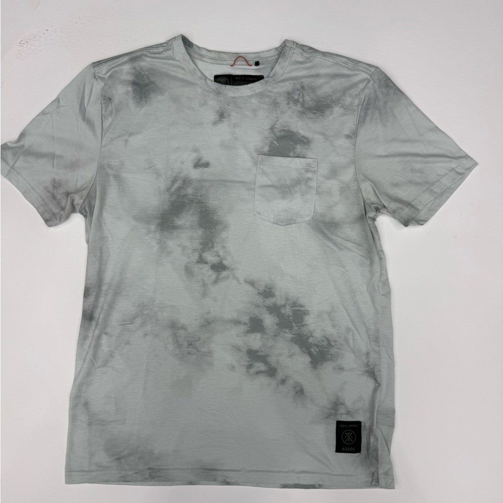 Roark Mathis Tie Dye performance drirelease SS Tee men’s medium Run Amok